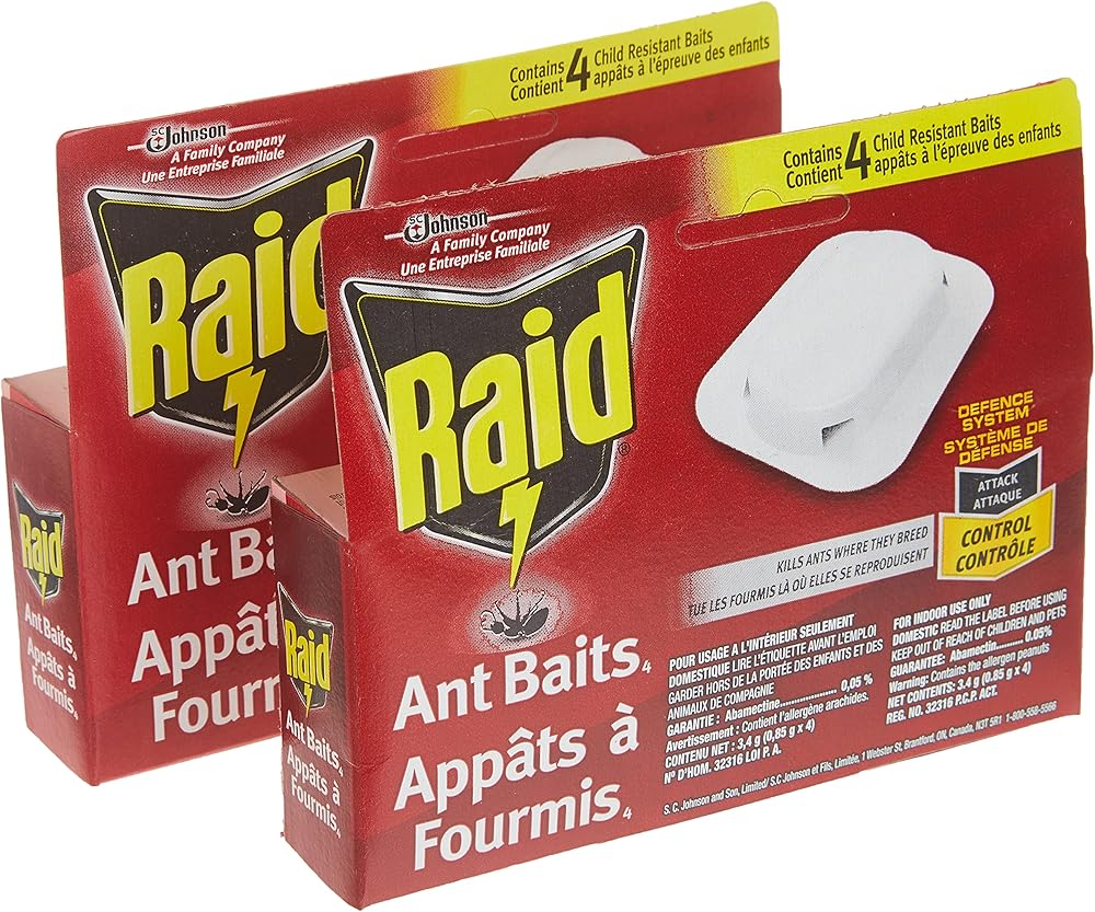 Raid Ant Killer Baits And Traps For Indoor Use, Child Resistant, 8 Count